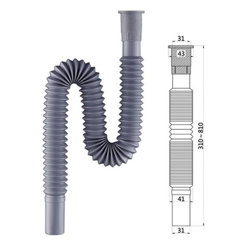 Drain hose corrosion resistant - drain, corrosion-resistant