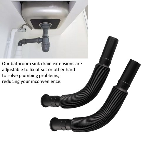 Basin drain pipe - 2x,