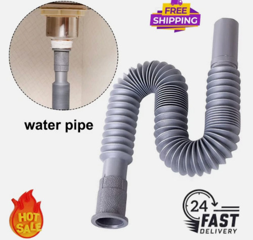 Universal flexible sink drain - sink,