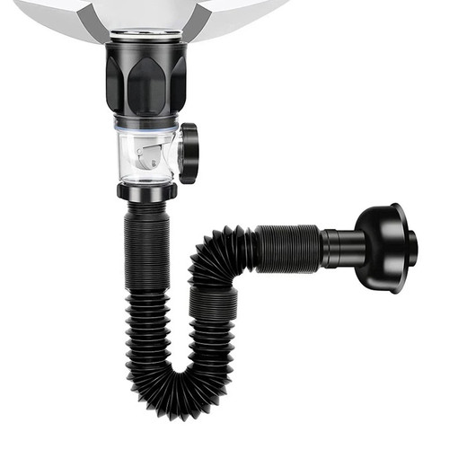 Flexible sink drain hose - **flexible,