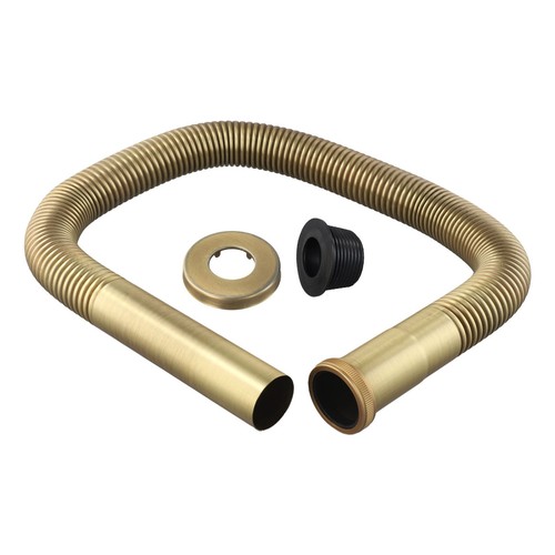 Flexible brass hose drain pipe - flexible,