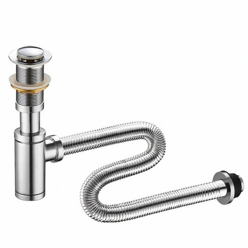 Sink drain with flexible - sink,